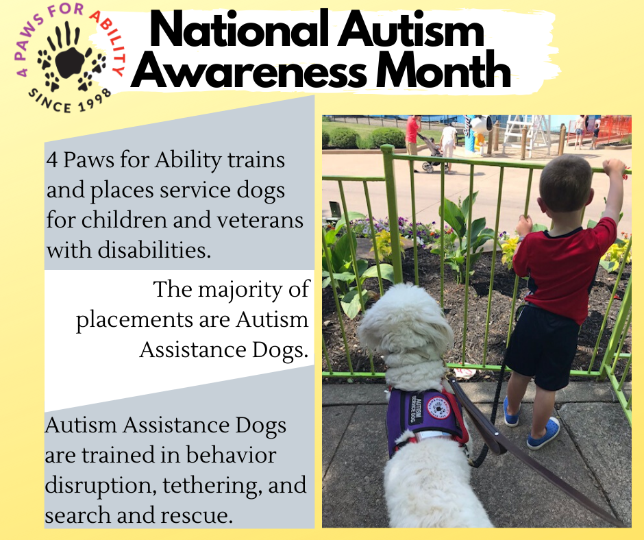 National Autism Awareness Month How a Service Dog Makes a Difference